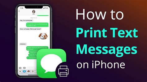 How to Print Out Text Messages: A Multi-Layered Discussion