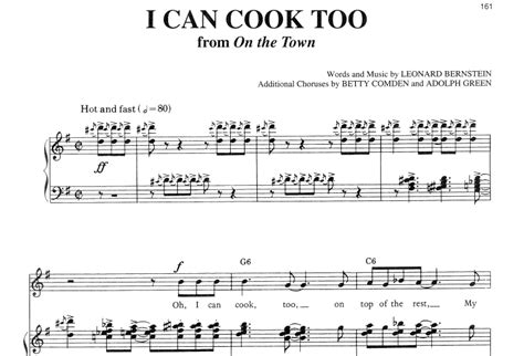 I Can Cook Too: Sheet Music and the Art of Culinary Creativity